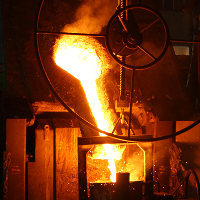 Veesaa Foundry Factory Works during Melting Process